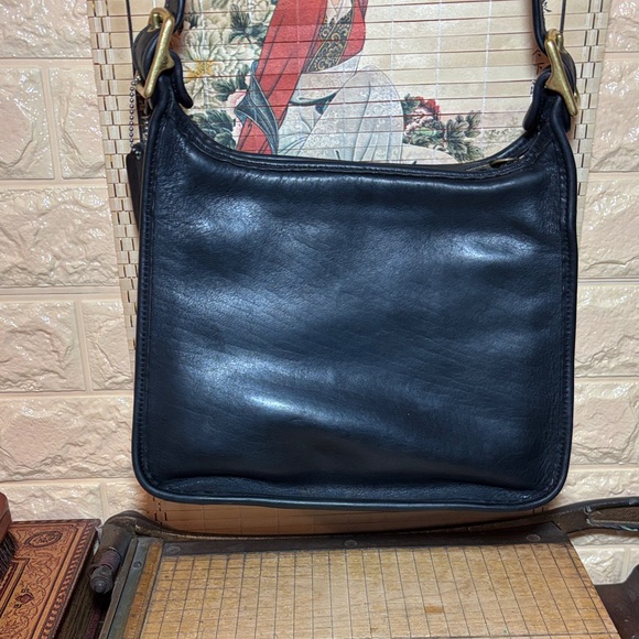 Coach Legacy Zip Black Vintage Leather Shoulder Bag 1997 - Picture 5 of 17